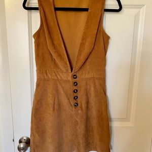 Corduroy Overall Dress